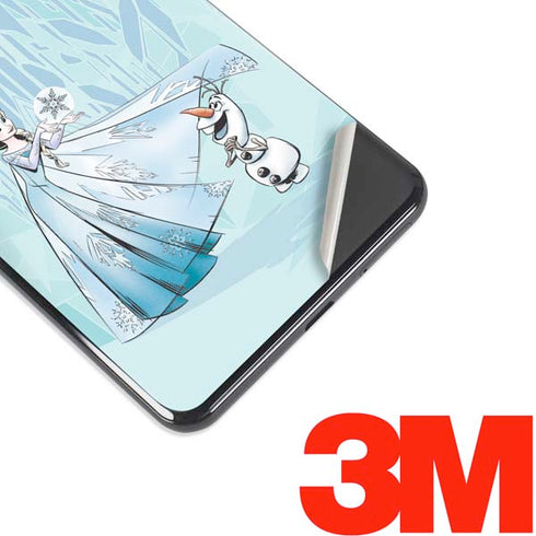 Disney Frozen Elsa and Olaf Art Google Pixel 3 XL Skin